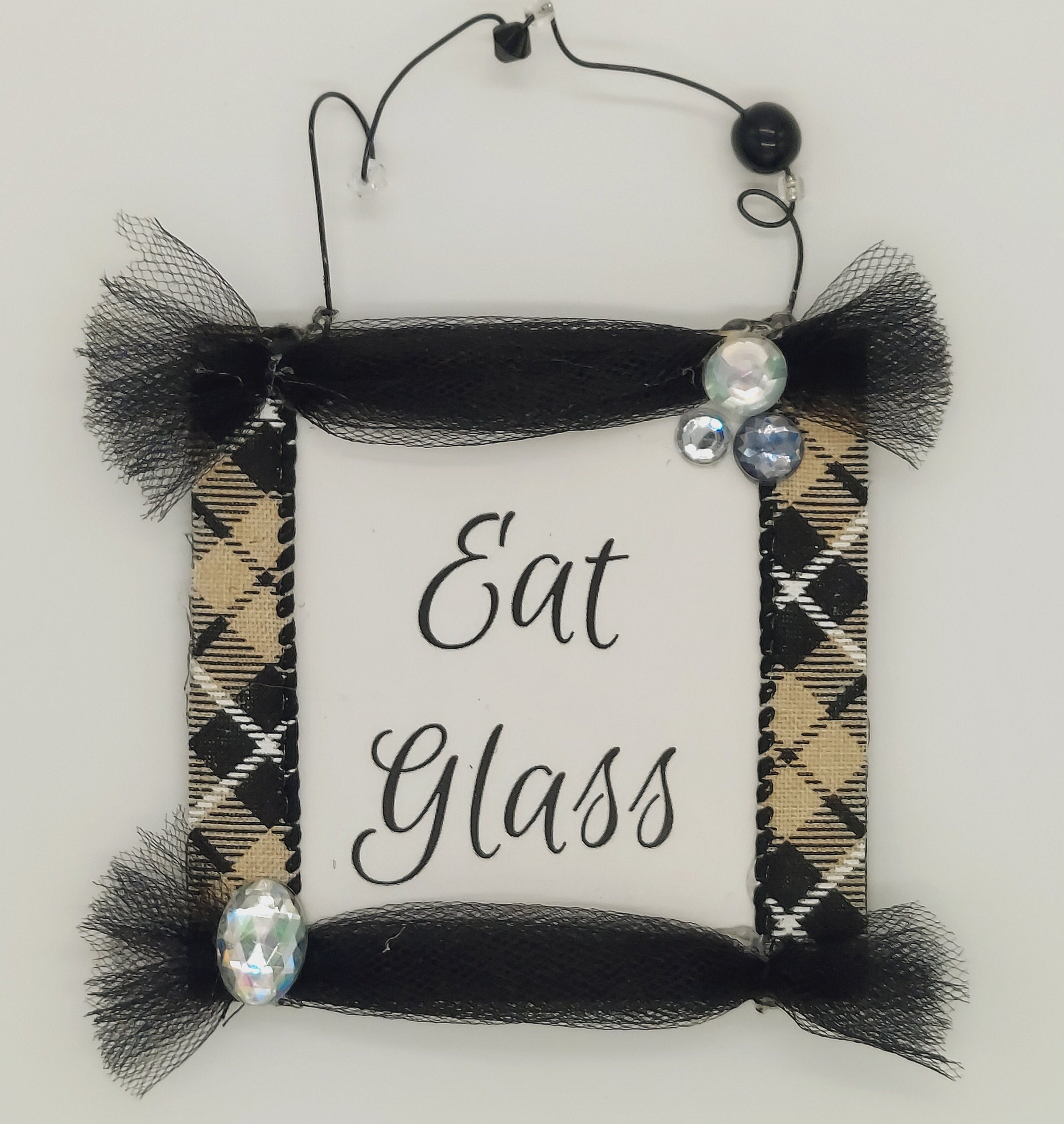 Schitt's Creek sign or ornament Eat Glass Etsy