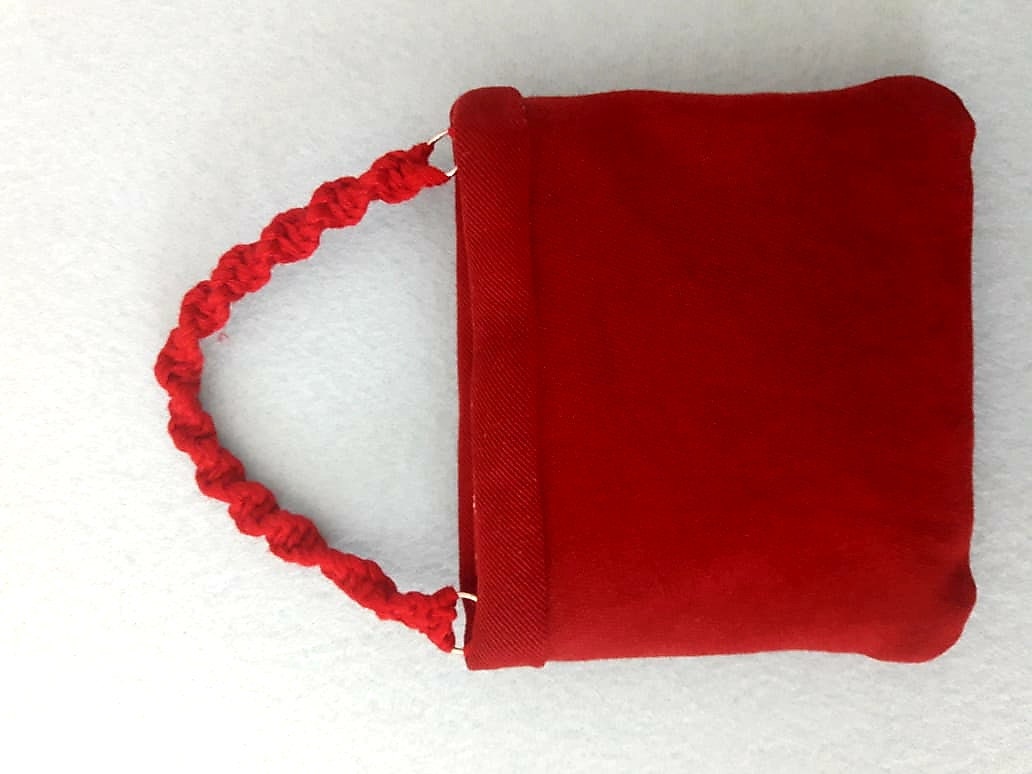 Red Handbag for a little girl a kid's purse a red bag Etsy