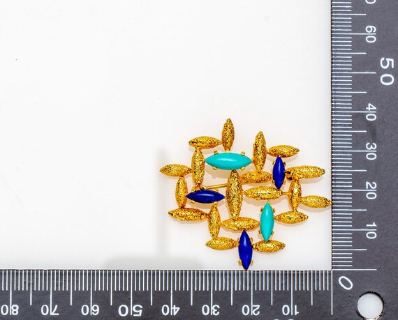 Unique - Vintage - New - Beautiful solid gold bro… - image 5