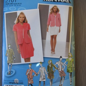 Simplicity Jacket & Skirt Pattern