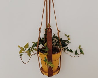 Handmade Leather Plant Hanger