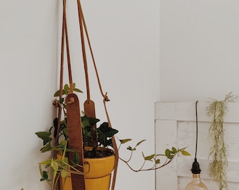 Leather Plant Hanger