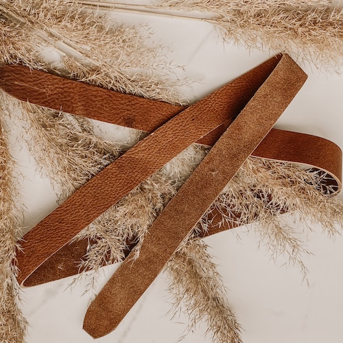 Leather Knot Belt Black Dress Belt Minimalist Style Black Etsy