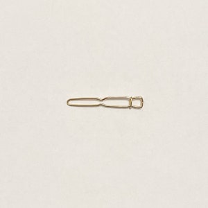 M - 1.4&quot; Pin Barrette Back - Plated - 10 Pack
