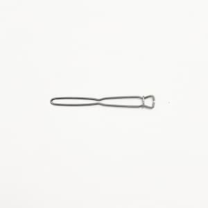 Q - 2&quot; Pin Barrette Back - Unplated - 100 Pack