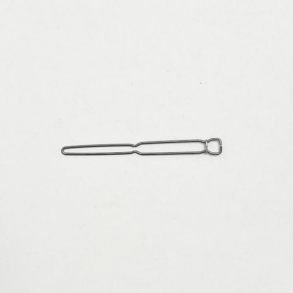 T - 2.3" Pin Barrette Back - Unplated - 100 Pack