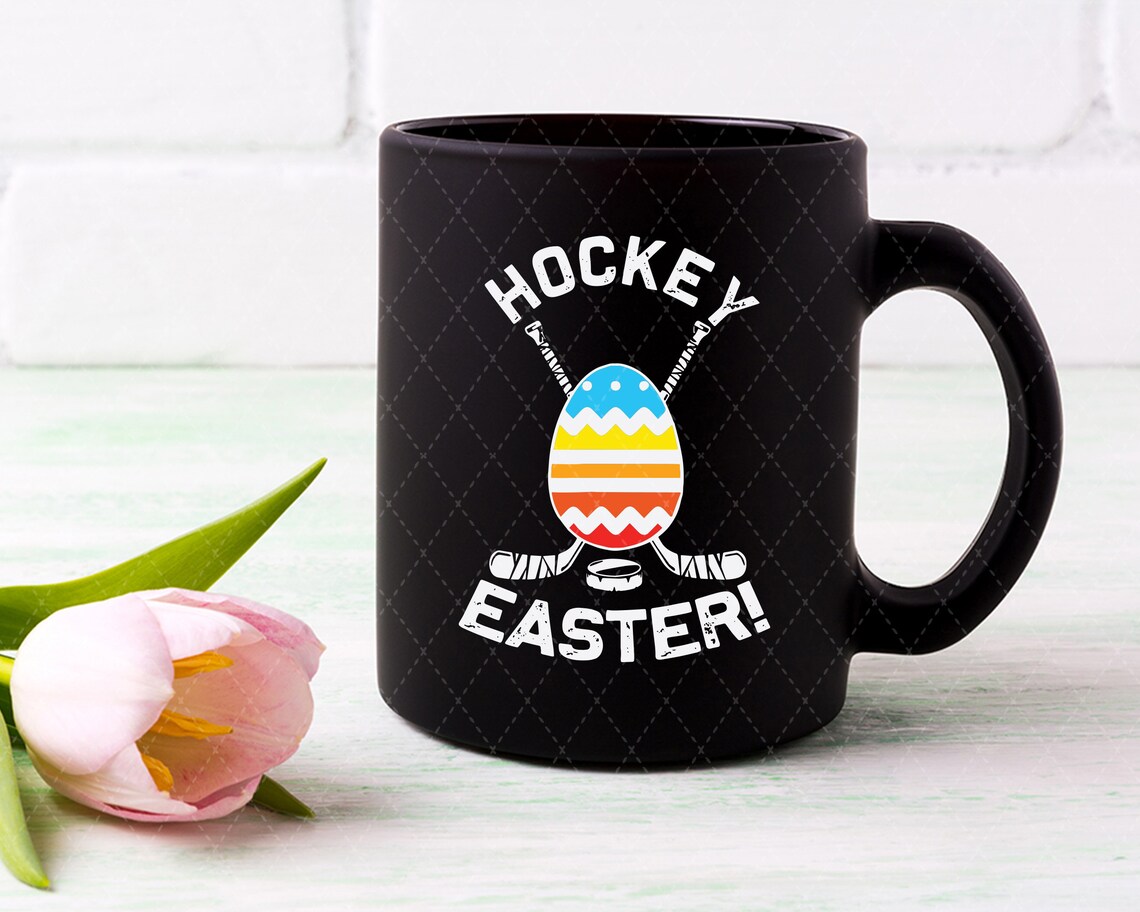 Easter Bunny Hockey Eggs Hunting Rabbit Egg Hockey Easter Egg Etsy