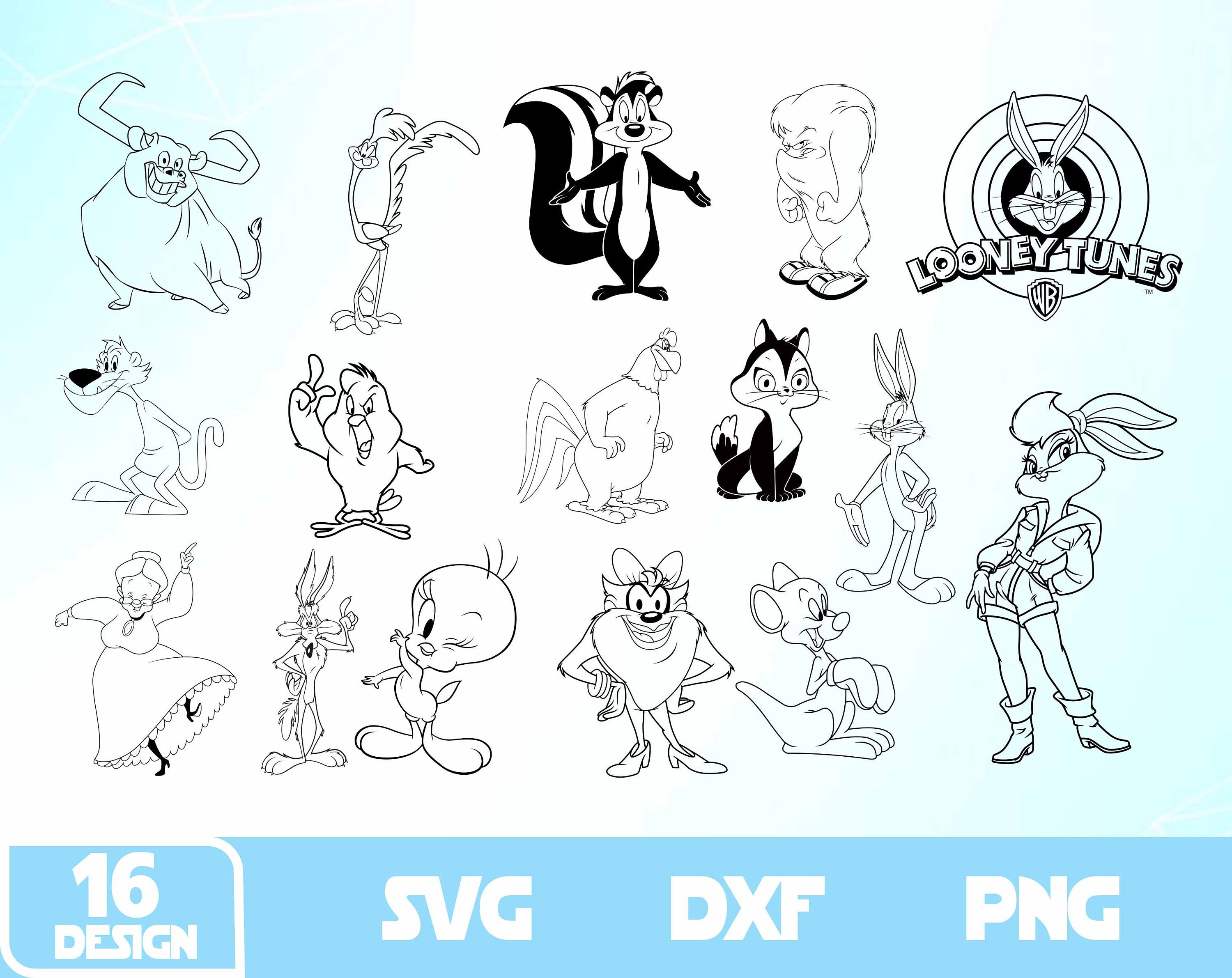Looney Toons Svg