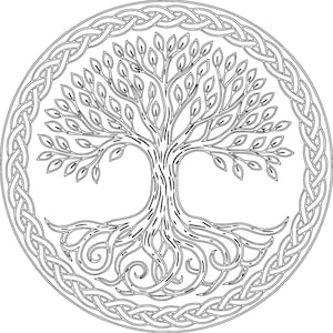Celtic Tree of Life SVG File | Laser Cut & Engrave (Digital Download)