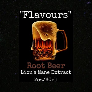 Lion's Mane Mushroom Extract Flavours Root Beer