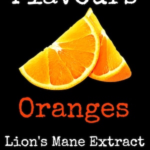 Lion's Mane Mushroom Extract Flavours Oranges