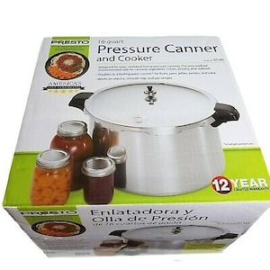 Presto 16-Quart Druck Konservendose und Herd 01745