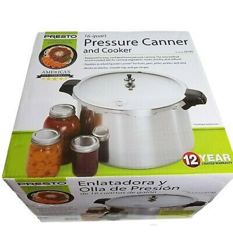 Presto 16quart Pressure Canner and Cooker 01745 Etsy