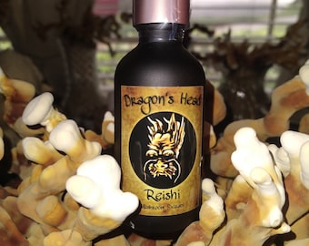 Tintura de hongo Reishi de doble extracto — Cultivado en Florida — Orgánico — 57 g