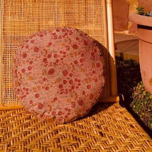 Organic Buckwheat Meditation Cushion Zafu Knee Cushion, for Yoga, Fitness, Plank, Gym