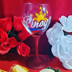Copo de Vinho Brilhante Personalizado