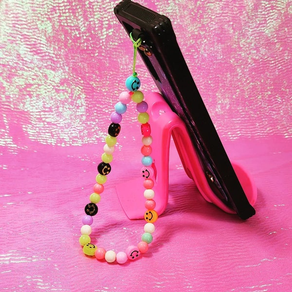 Correa Cordon Beaded Colorful Cellphone Lanyard