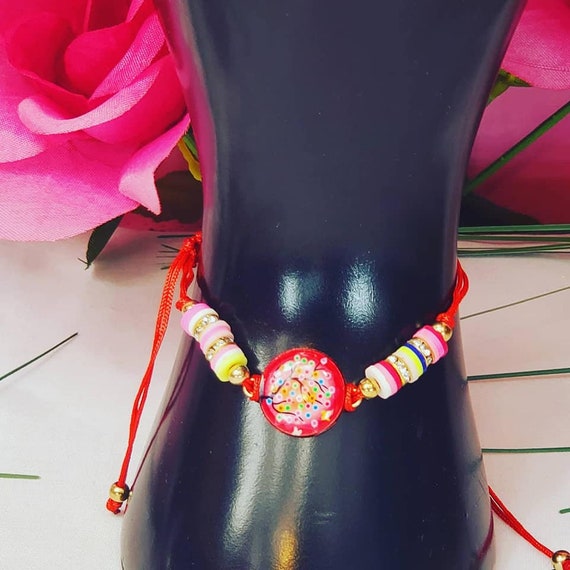VASSAGO Bracciale Albero Della Vita Uomo Donna, Regolabile, Intrecciato A Mano Con Perline Colorate, Ciondolo In Acciaio, Portafortuna