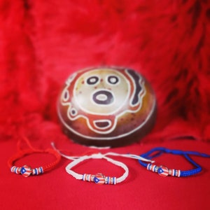 Verstellbare puertorico Flagge Perlen Armbänder!