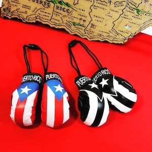 Puerto Rico mini Boxing Gloves