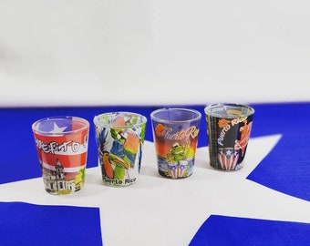 Puerto Rico Shot Glasses