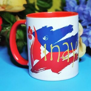 Red & White Sublimated Coffee Mug