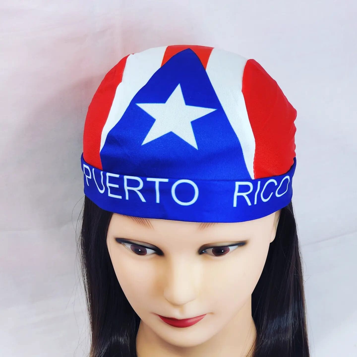 Black Puerto Rico Flag Durag – Puerto Rican Pride