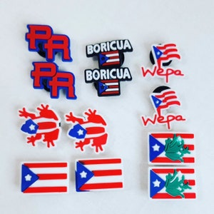 Puerto Rico Croc Charms