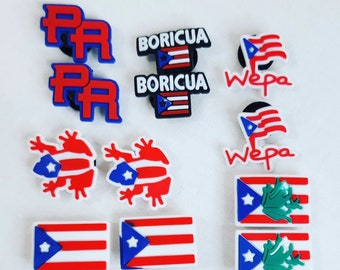 Puerto Rico Croc Charms