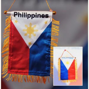 Philippine Flag Car Hanging Decoration