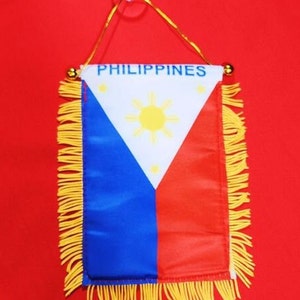 Philippine Flag Car Hanging Decoration