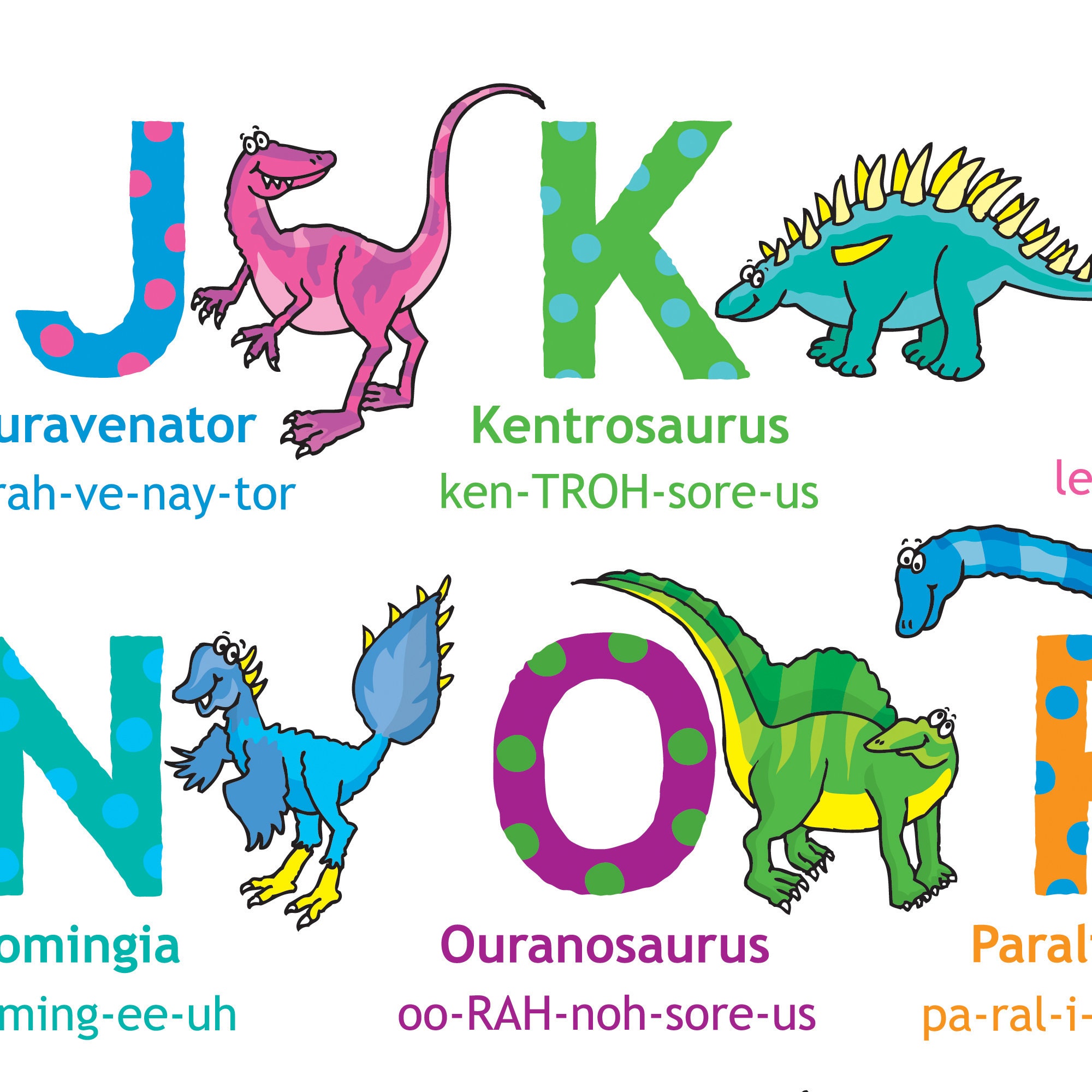 dinosaur alphabet printables