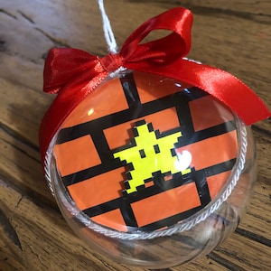 Christmas balls inspired by Super Mario Nintendo 10 cm