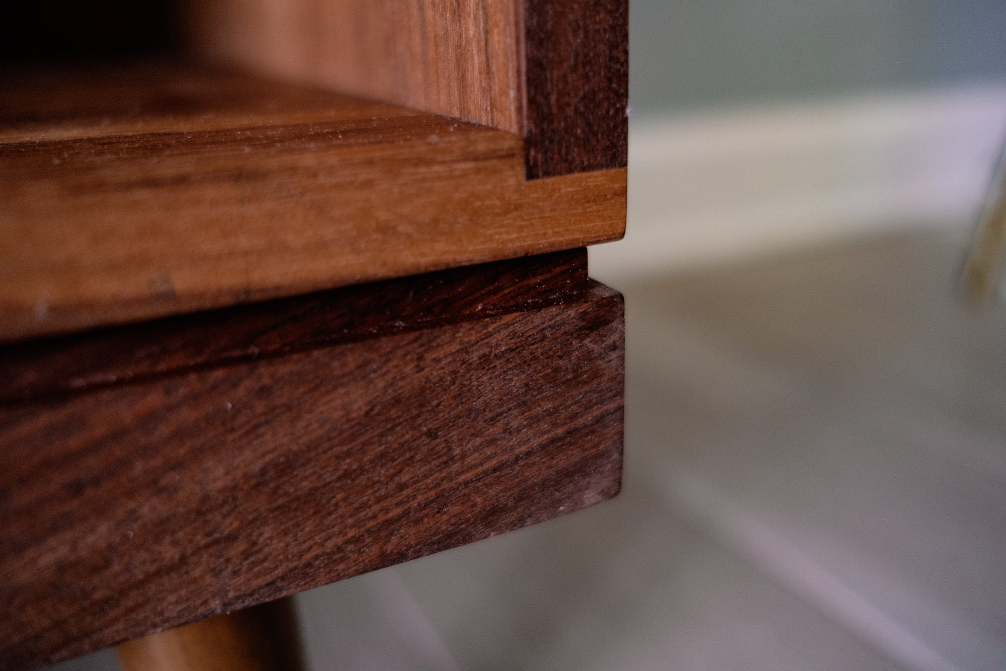 Mid Century Modern Coffee Bar / Console Table / Entry Table Etsy