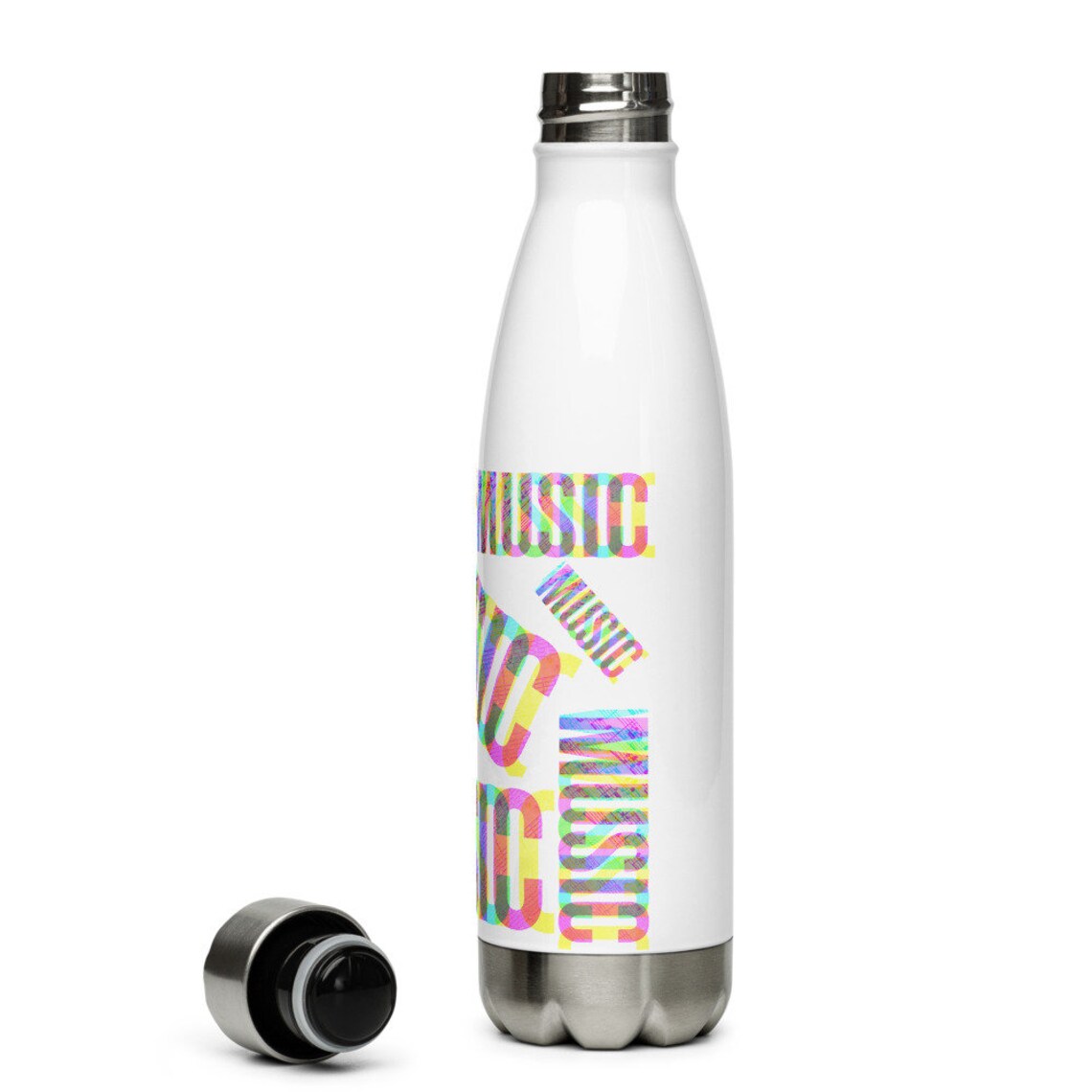Music Music Music Reusable Stainless Steel Water Bottle | Etsy