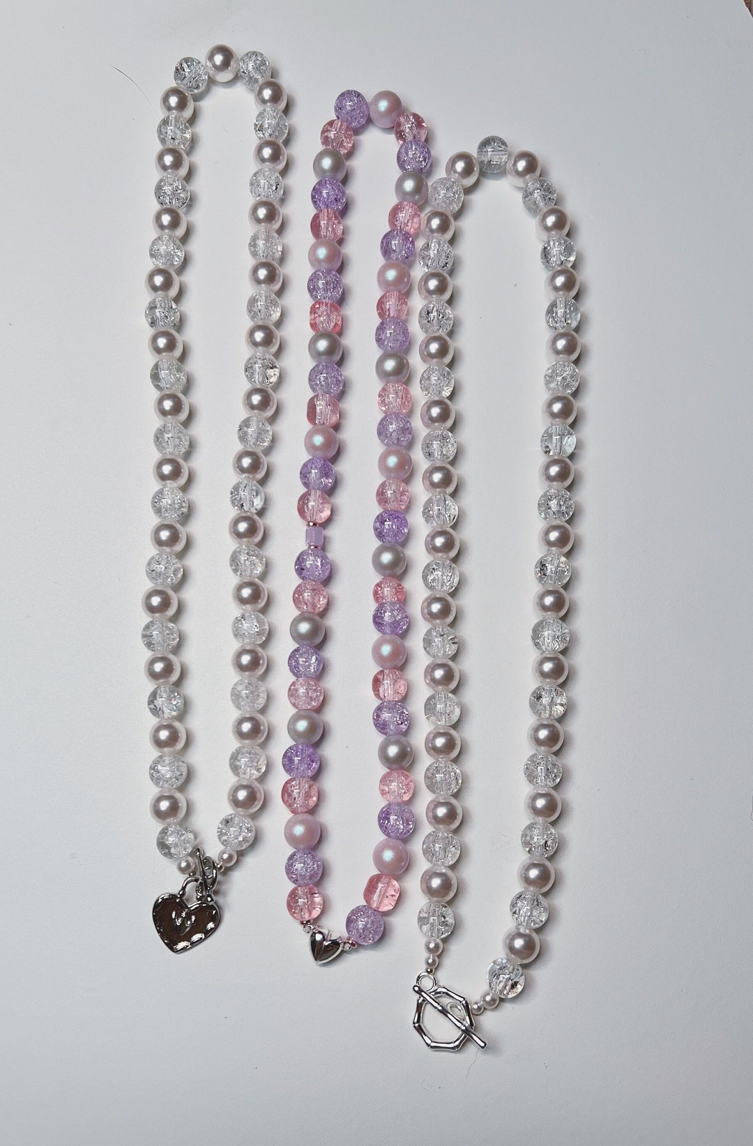 beadsjewelry #coquette #y2k #jewelry #makingjewelry #necklace #bracel