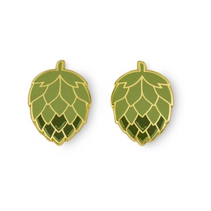 Hops Stud Earrings - Craft Beer Jewelry - Beer - Beer Girl