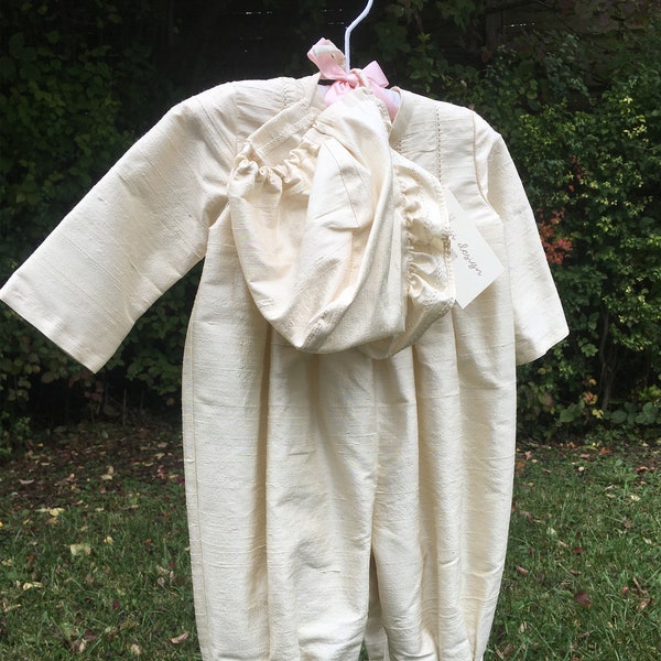 Baby Boys Silk Christening Baptism - Wedding Outfit - Romper Suit - Gown - Pageboy - Taufkleid - Bapteme - Battesimo -Taufkleid