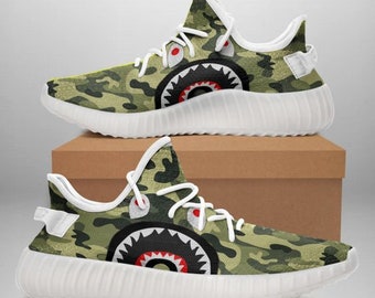 custom white yeezys