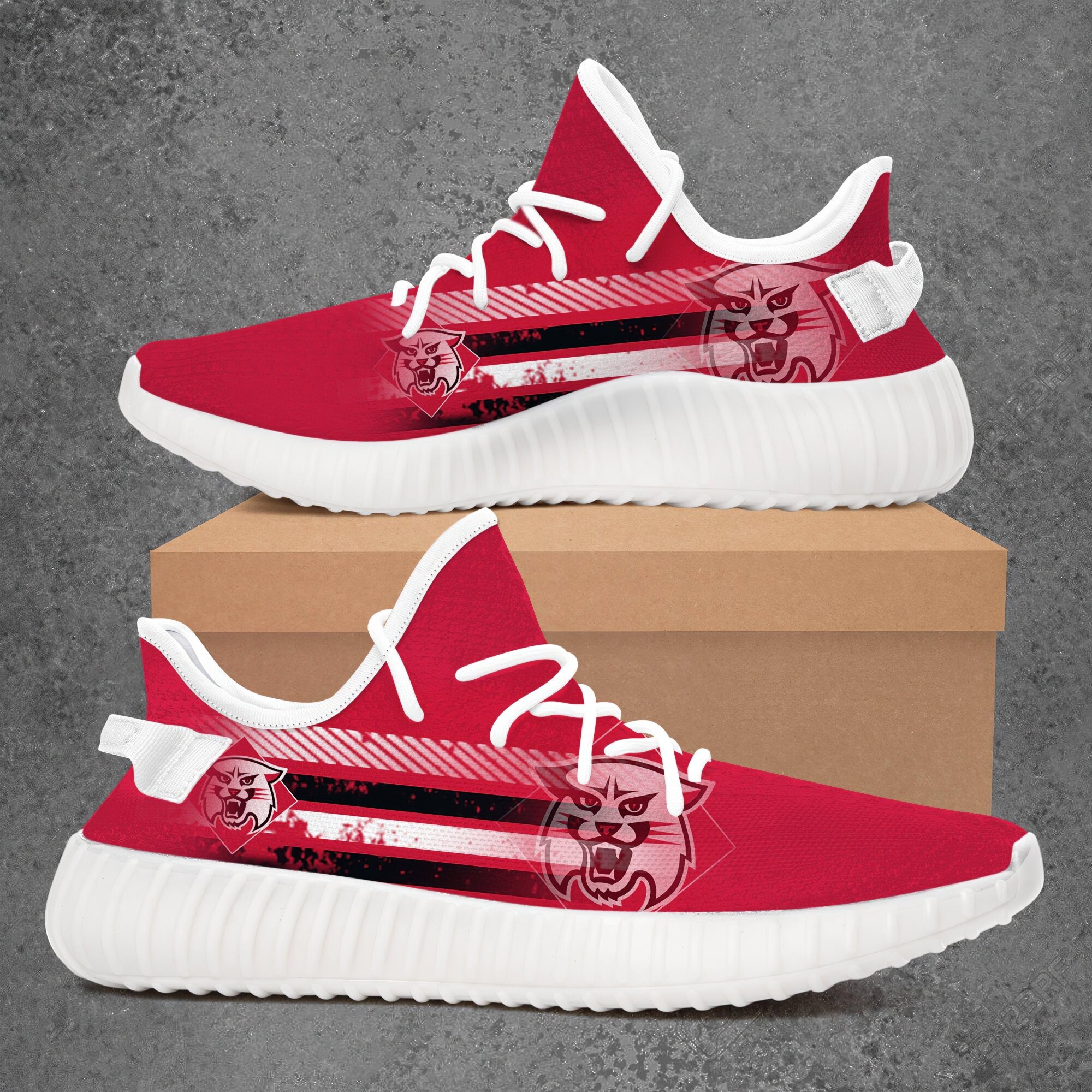Davidson Wildcats NCAA Yeezy 350 v2 Schuhe Bestseller Schuhe | Etsy
