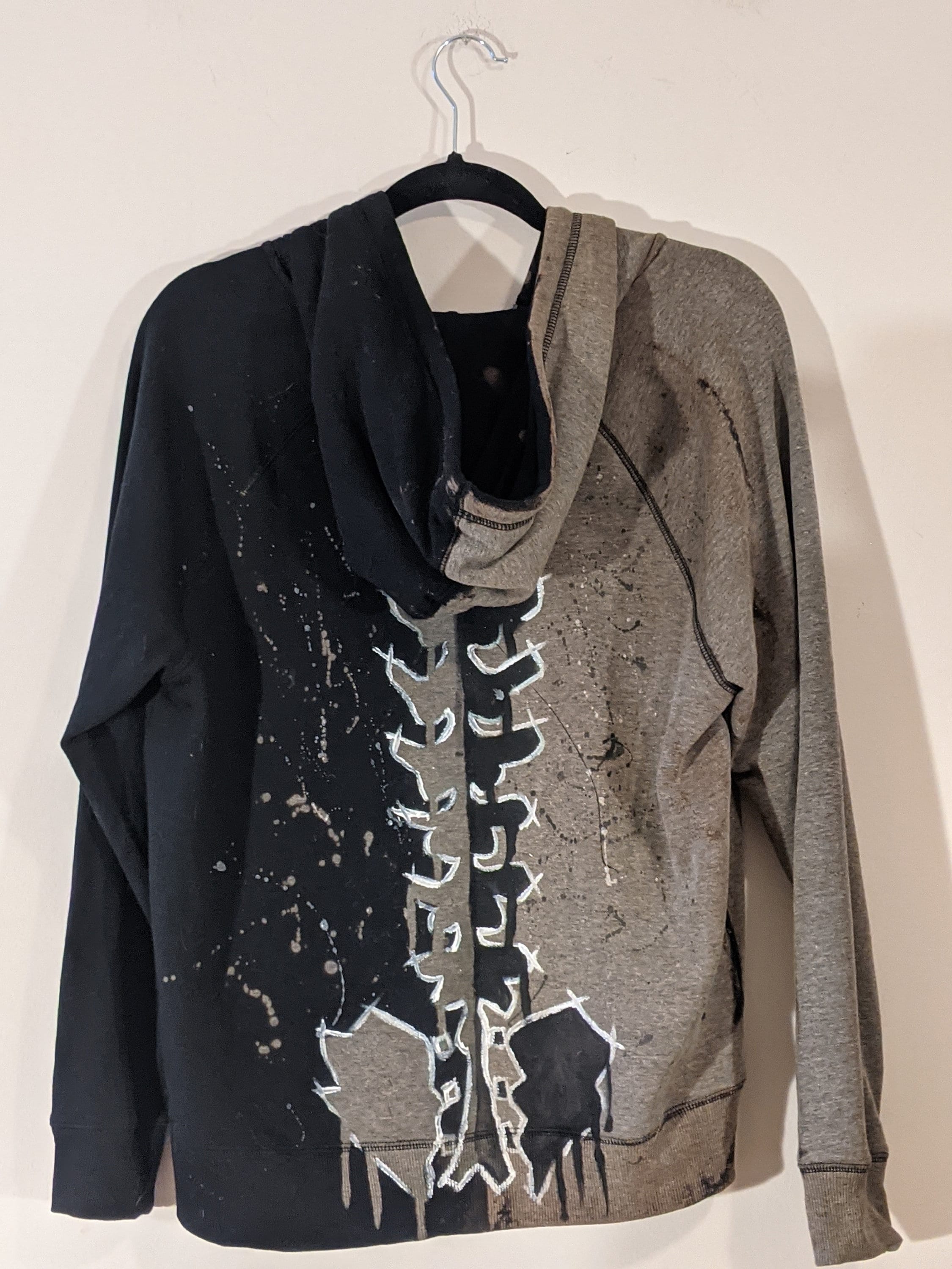 ニット・セーター CPGN STUDIO [2-WAY] Skeleton Hooded Zip-Up Knit 5MM244 Skeleton Zip-Up Hoodie – Post Mortem Horror Bootique