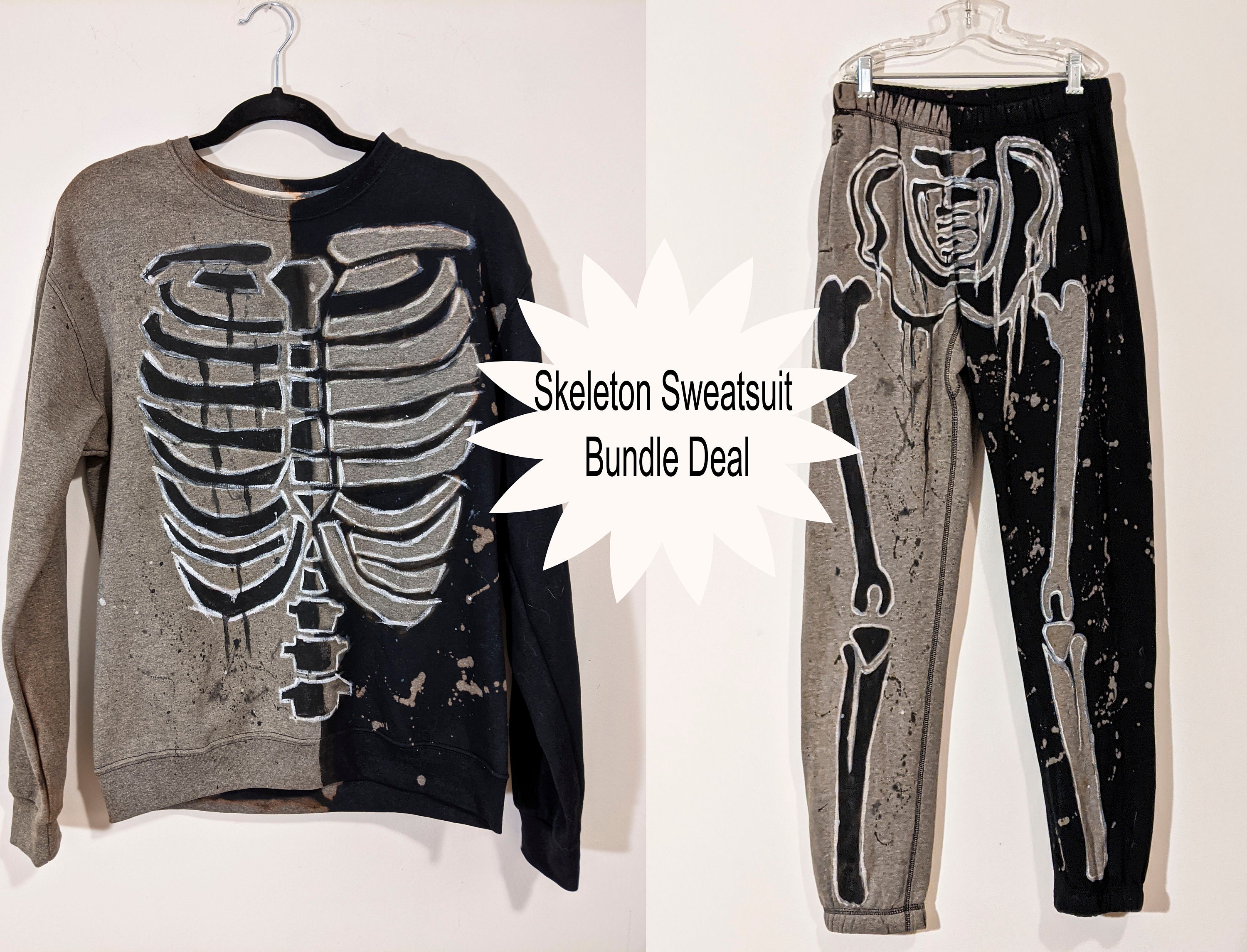 Skeleton sweat online outfit