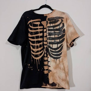 Skeleton Ying Yang Tee