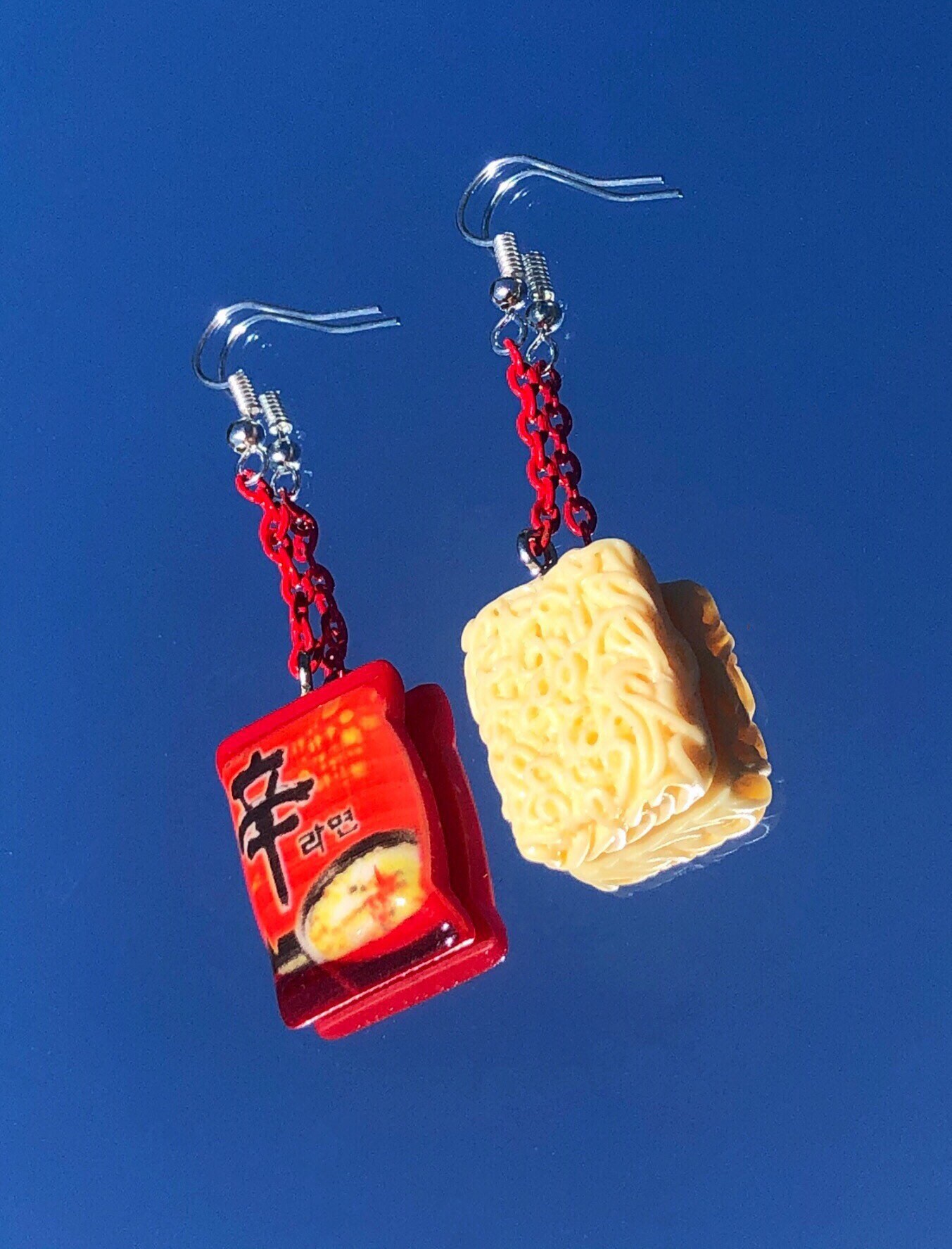 Spicy Noodle Earrings Etsy