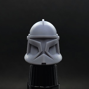 Casque animé Clone Trooper Phase 1 (échelle 1:12) série noire