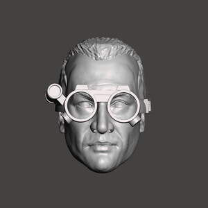 Tech Bad Batch Head (1:12 Scale) Black Series