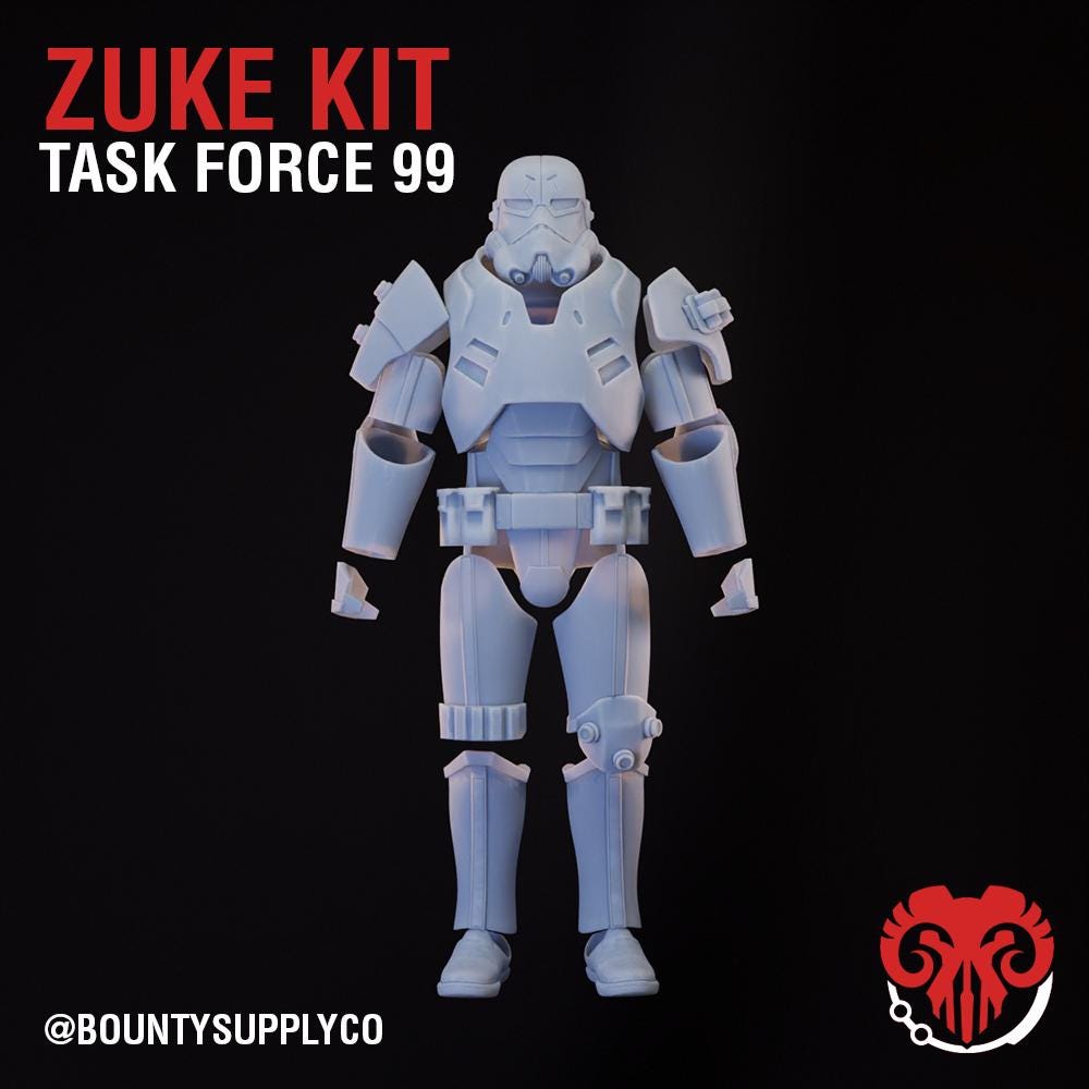 Zuke - Task Force 99 Kit (1:12 Scale) Black Series - Etsy