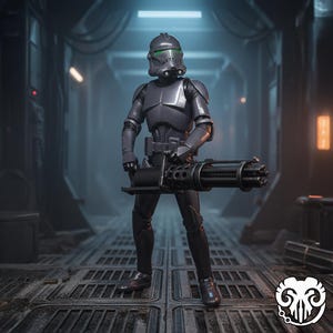 Z-6 Rotary Blaster (escala 1:12) Serie Negra