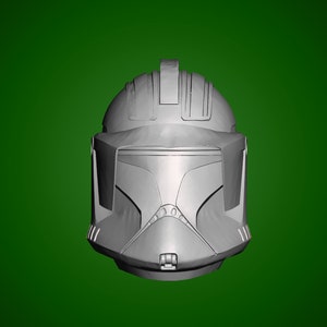 Phase 1 Heavy Realistic Head (1:12 Scale) Black Series