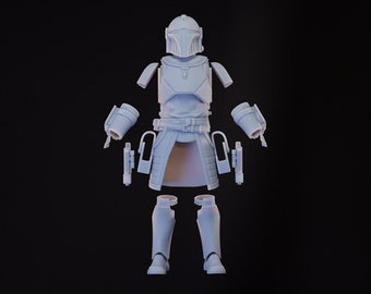 Kit Mandaloriano Aran Tal - Cacciatori (scala 1:12) Serie Nera
